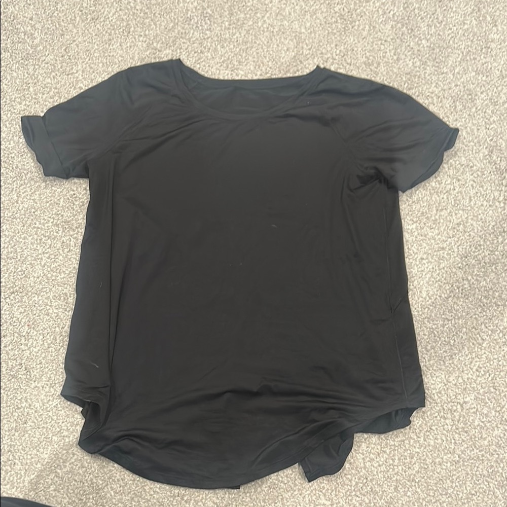 lululemon slit open back top